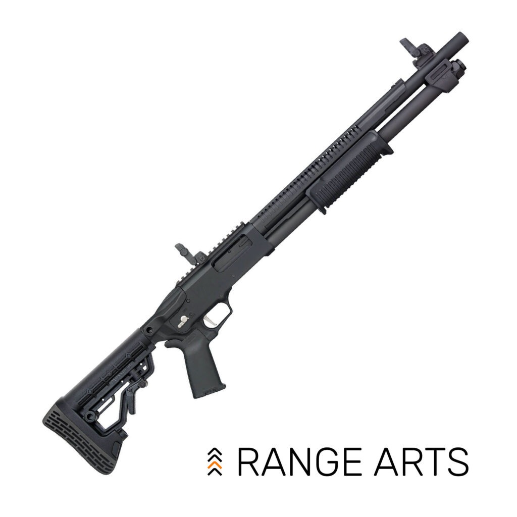 Mossberg 590R Tactical 12GA Pump-Action Shotgun, 18.5" Barrel with Adjustable Stock at Range Arts